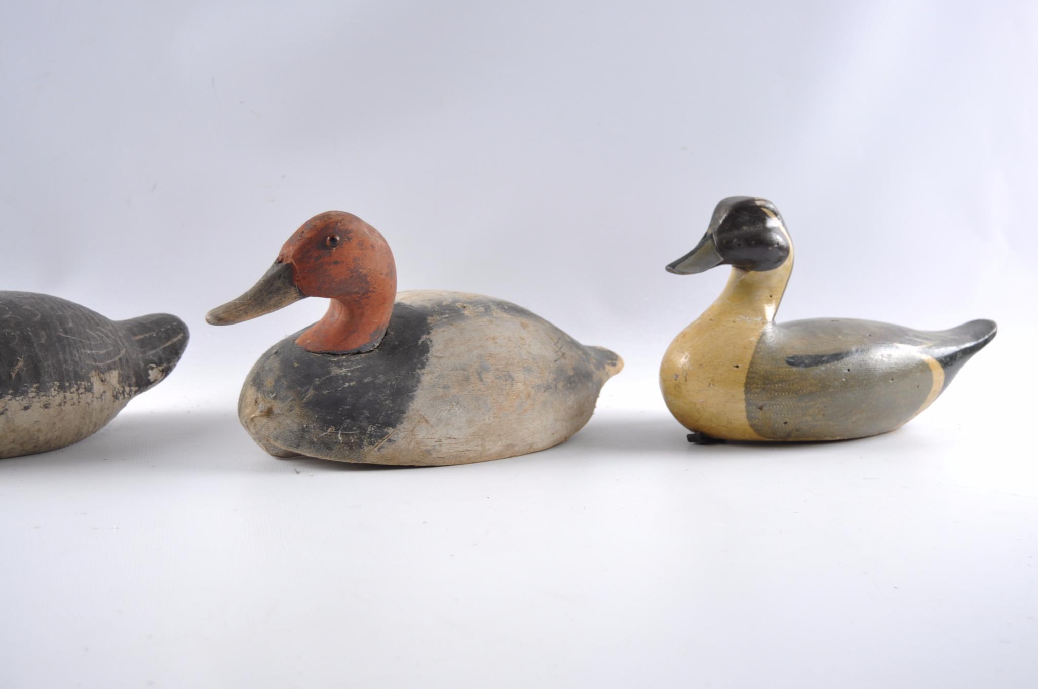 Group of 4 Vintage Hand Painted Duck Decoys