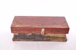 Antique Painted Tool Box