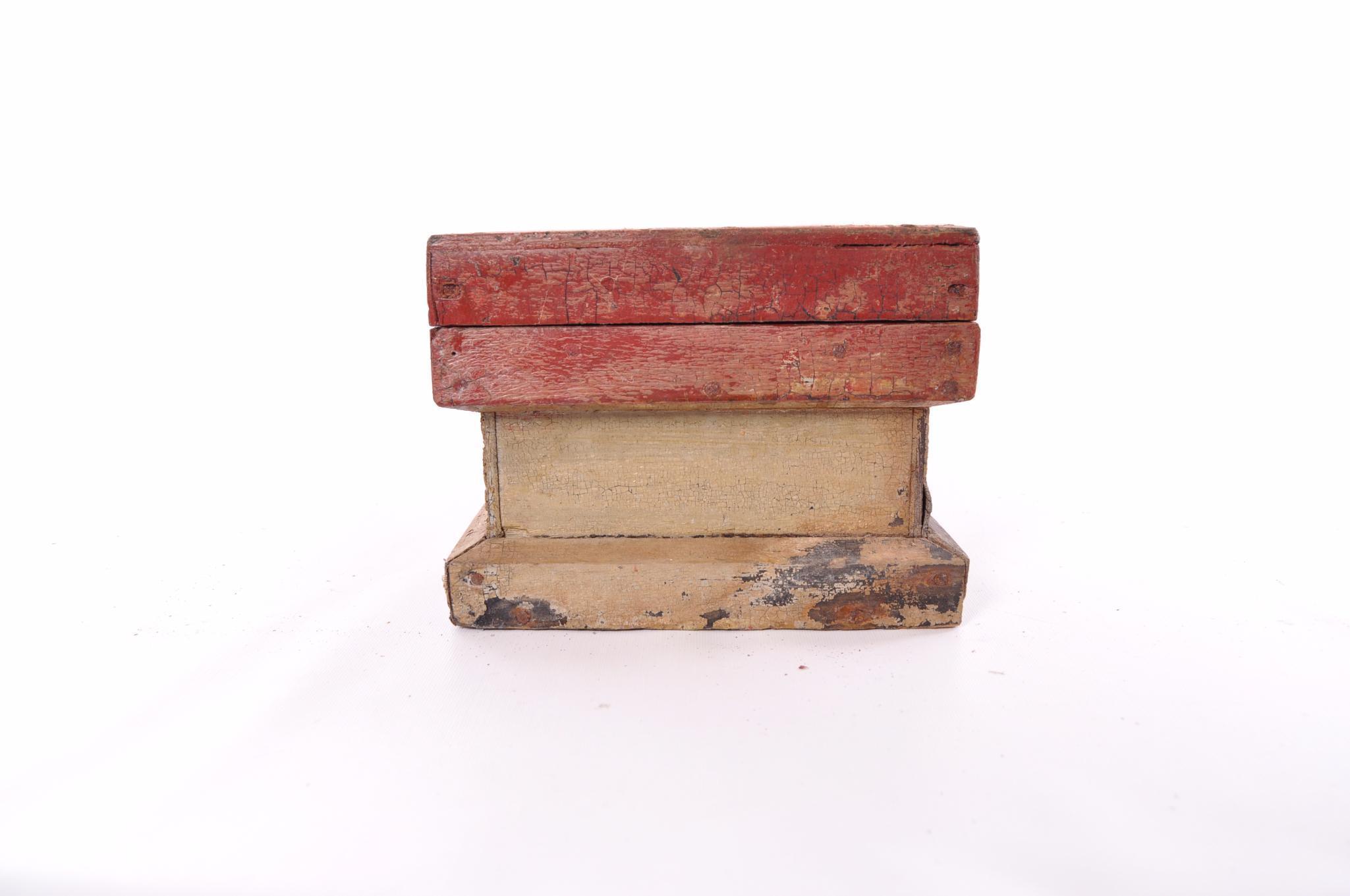 Antique Painted Tool Box