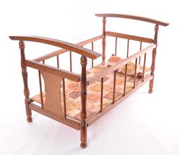 Antique Oak Crib