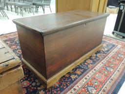 Antique Wood Chest with Dove Tail Joinery