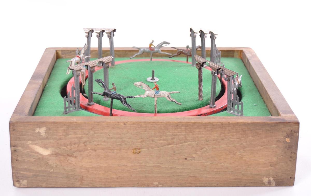 Antique Table Top Horse Racing Game