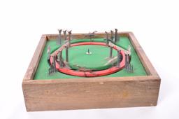 Antique Table Top Horse Racing Game