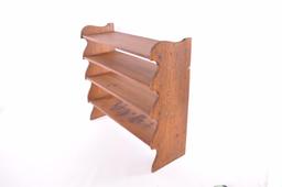 Antique Wood Wall Hanging Shelf