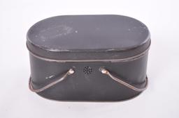 Antique Metal Lady's Lunch Box