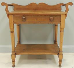 Antique Wood Wash Stand