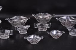 Group of 12 Antique Heisey Glass Items