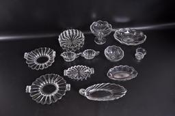 Group of 12 Antique Heisey Glass Items