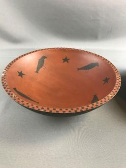 2 Crow Decor Bowls
