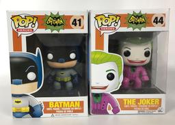 Funko Pop "1966" Batman and Joker Vinyl Figures in Original Boxes