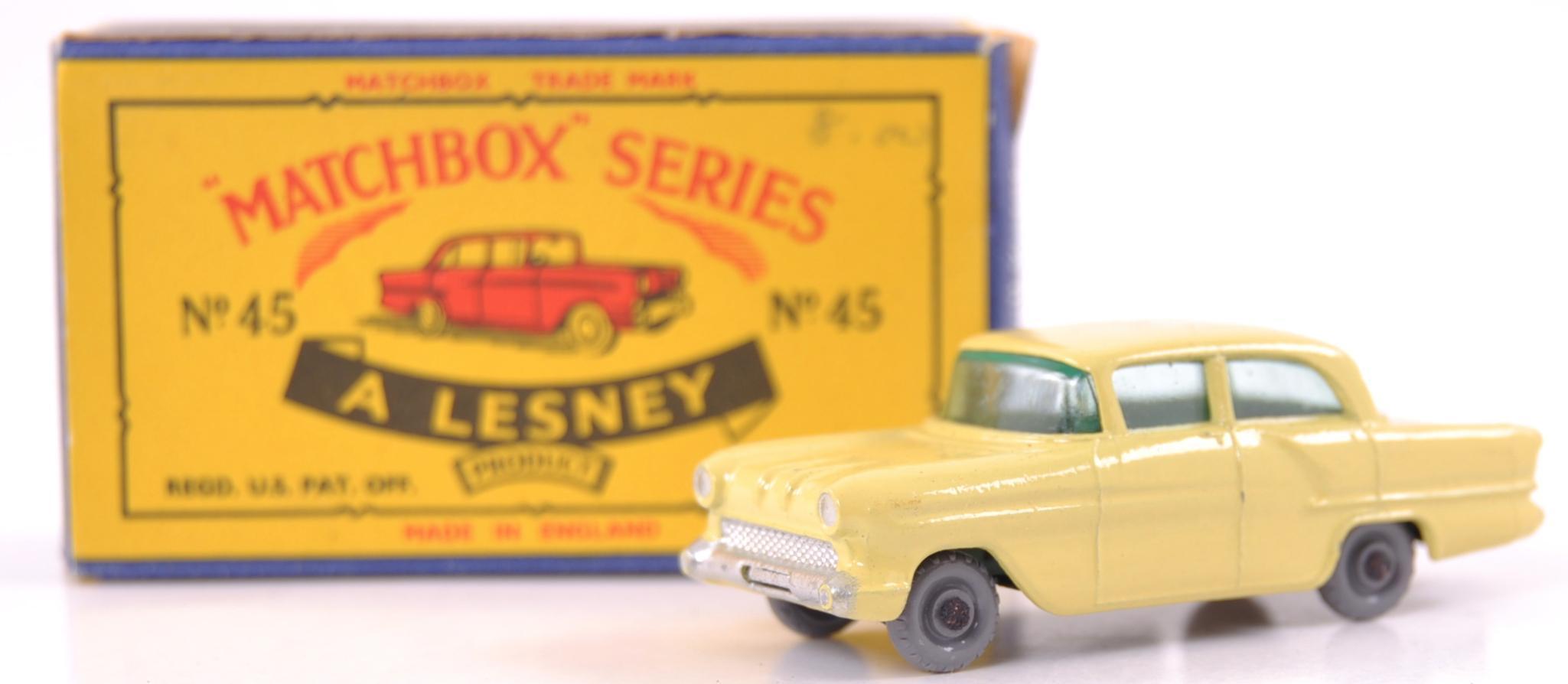 Matchbox No. 45 Vauxhall Victor Die-Cast Car with Original Box