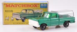 Matchbox No. 50 Kennel Truck Die-Cast Truck with Original Box and Animals