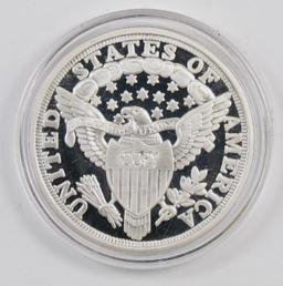 One Ounce .999 Fine Silver Round.