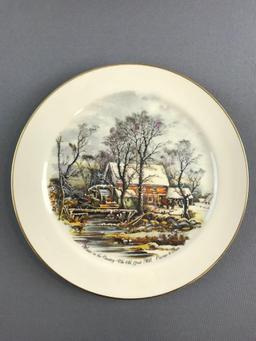 Pickard Currier and Ives Collector Plates