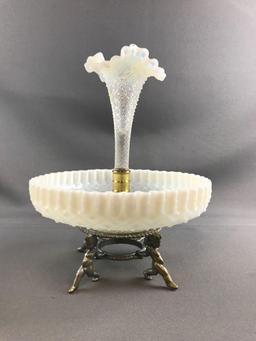 Fenton Epergne with Metal base