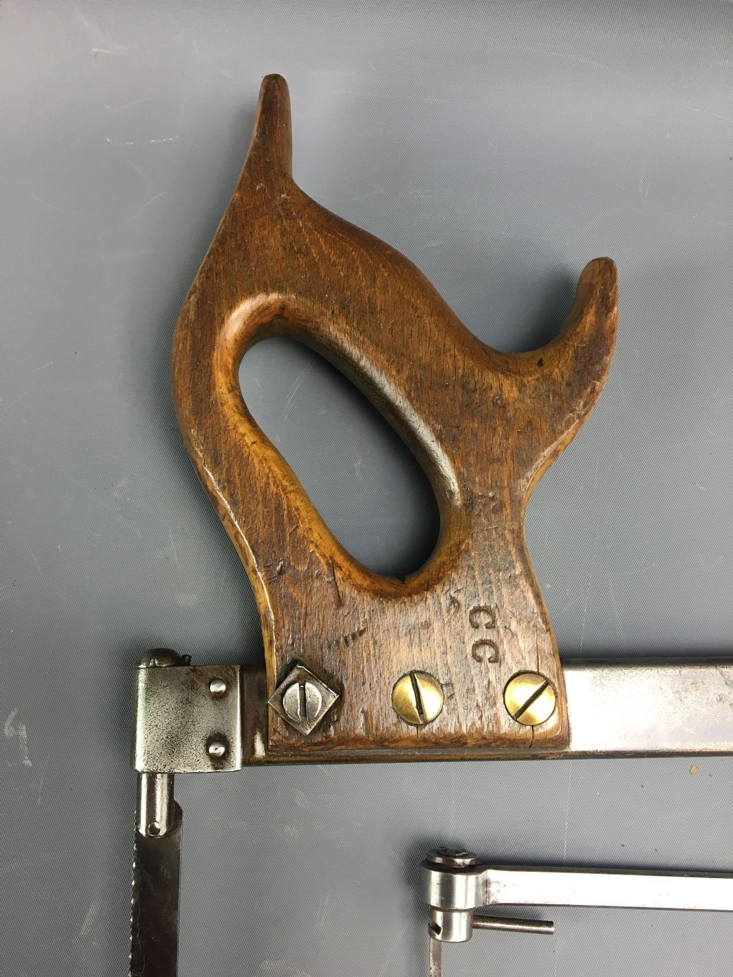 Group of 2 Antique Hack Saws