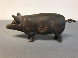 Antique Cast Iron Pig toy