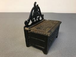 Antique Cast Iron Toy chest