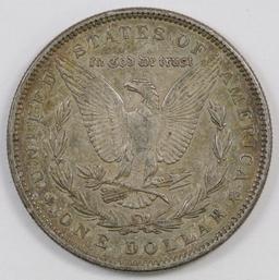 1879 P Morgan Silver Dollar.