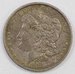 1885 P Morgan Silver Dollar.