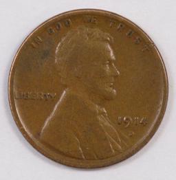 1914 D Lincoln Wheat Cent.