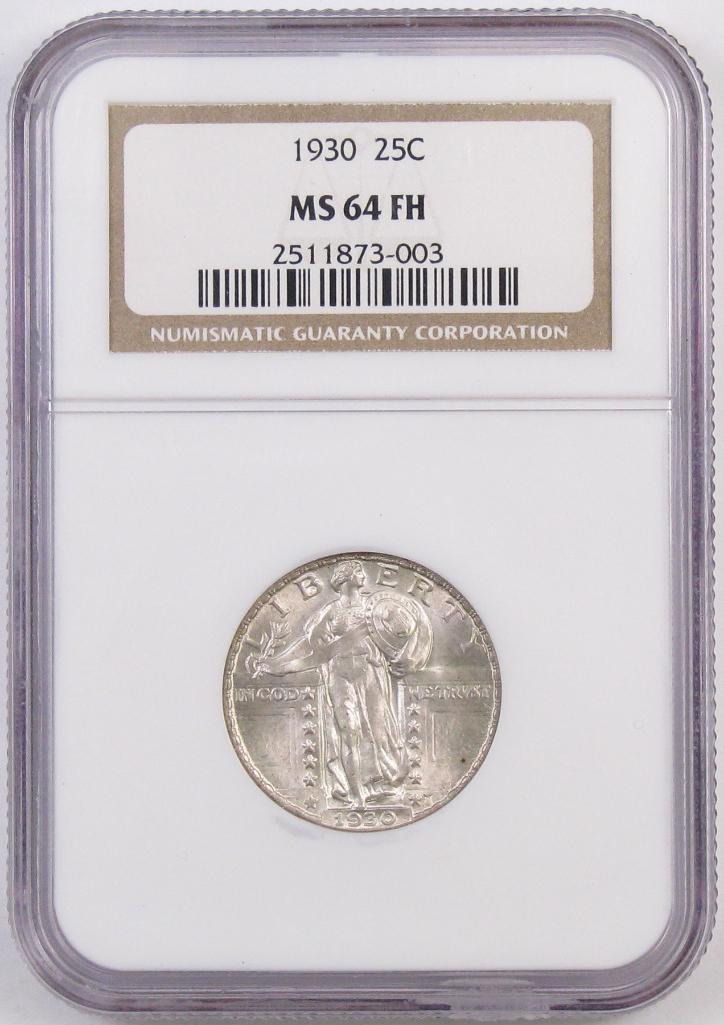 1930 P Standing Liberty Quarter (NGC) MS64FH.