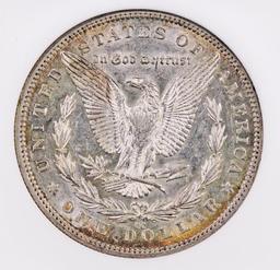 1889 CC Morgan Silver Dollar (NGC) AU58.