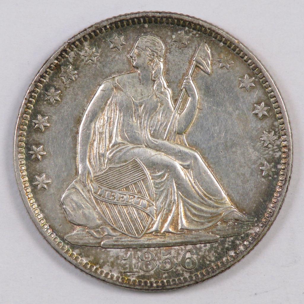 1856 O Seated Liberty Half Dollar.