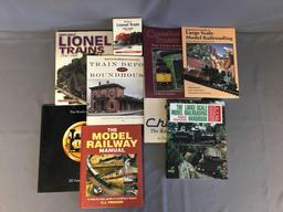 Group of 9 Lionel Train Books and more