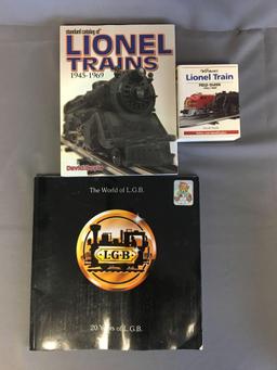 Group of 9 Lionel Train Books and more