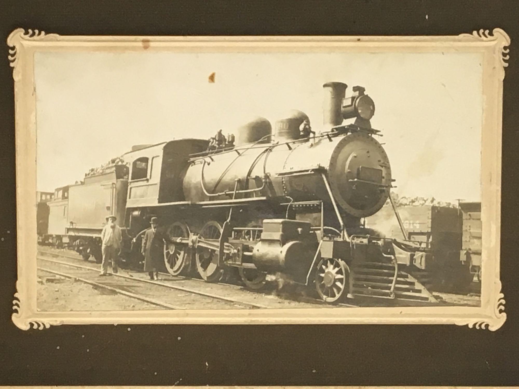 Group of 4 Vintage Train Photos and Consolidated Code of Operating Rules Book