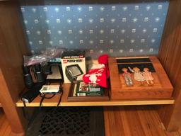 Shelf lot of miscellaneous items