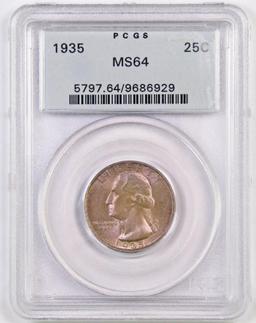 1935 P Washington Quarter (PCGS) MS64.