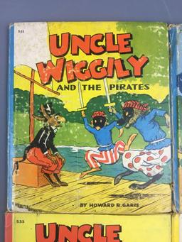 Group of 5 Antique Uncle Wiggily Childrens Books