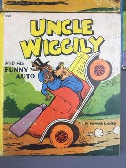 Group of 5 Antique Uncle Wiggily Childrens Books