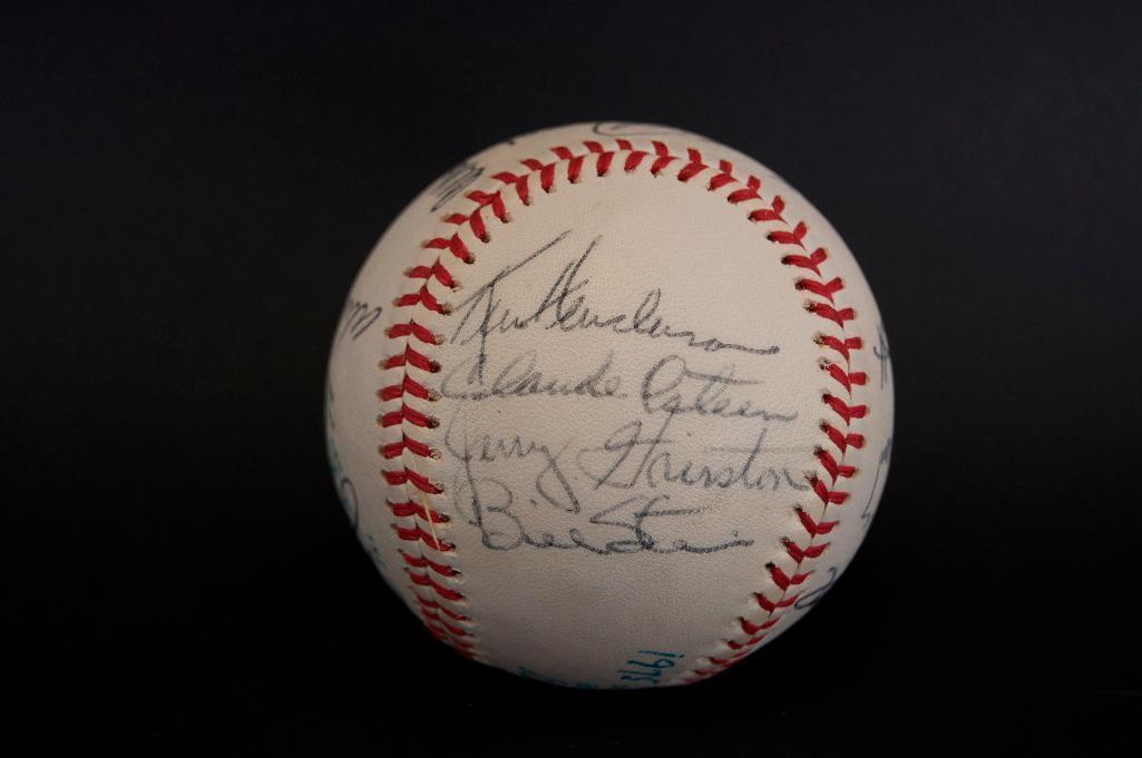 1975 Chicago White Sox Team Signed Baseball