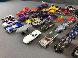 Group of die cast vehicles