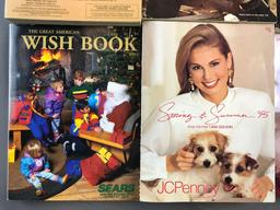 Group of 6 Sears and JCPenney Catalogs