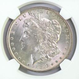 1899 O Morgan Silver Dollar (NGC) MS64.