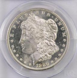 1880 S Morgan Silver Dollar (PCGS) MS64PL.