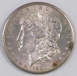 1890 S Morgan Silver Dollar.