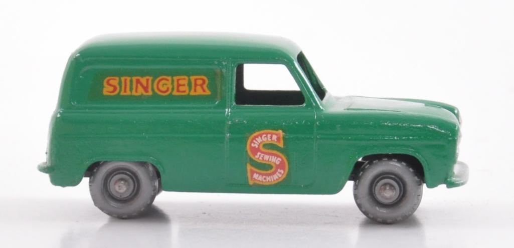 Matchbox No. 59 Singer Ford Thames Van Die-Cast Vehicle with Original Box