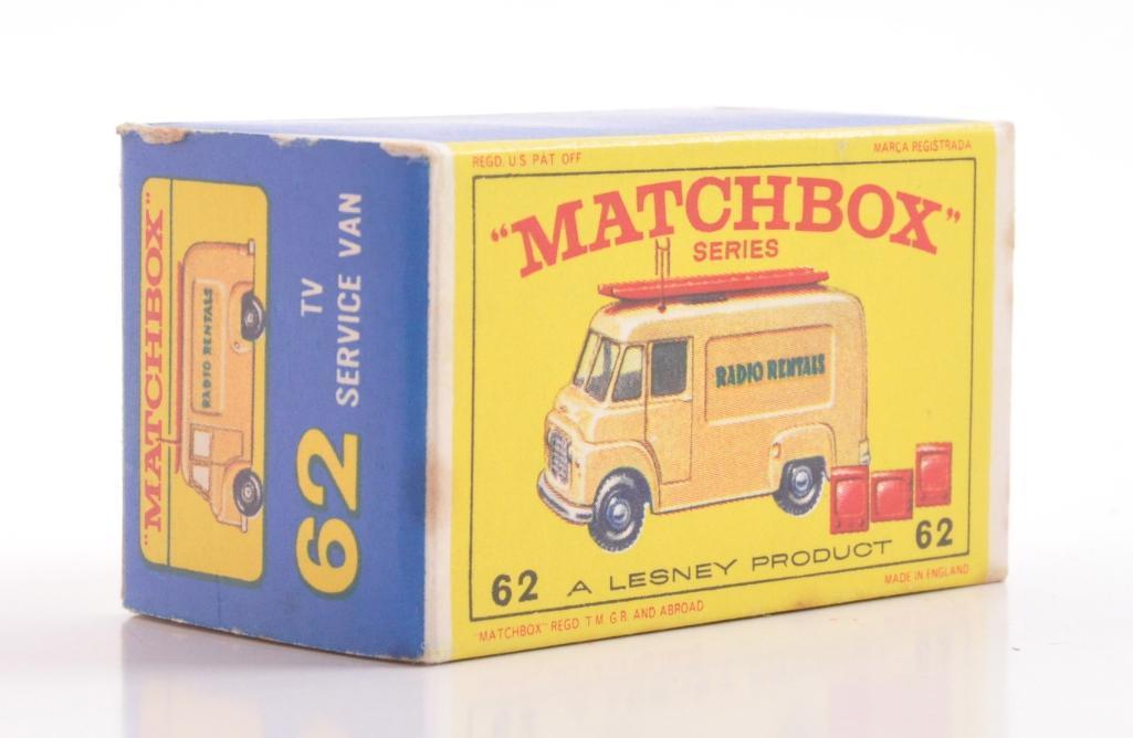 Matchbox No. 62 TV Service Van Die-Cast Vehicle with Original Box