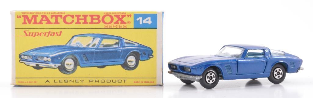Matchbox Superfast No. 14 ISO Grifo Die-Cast Car with Original Box