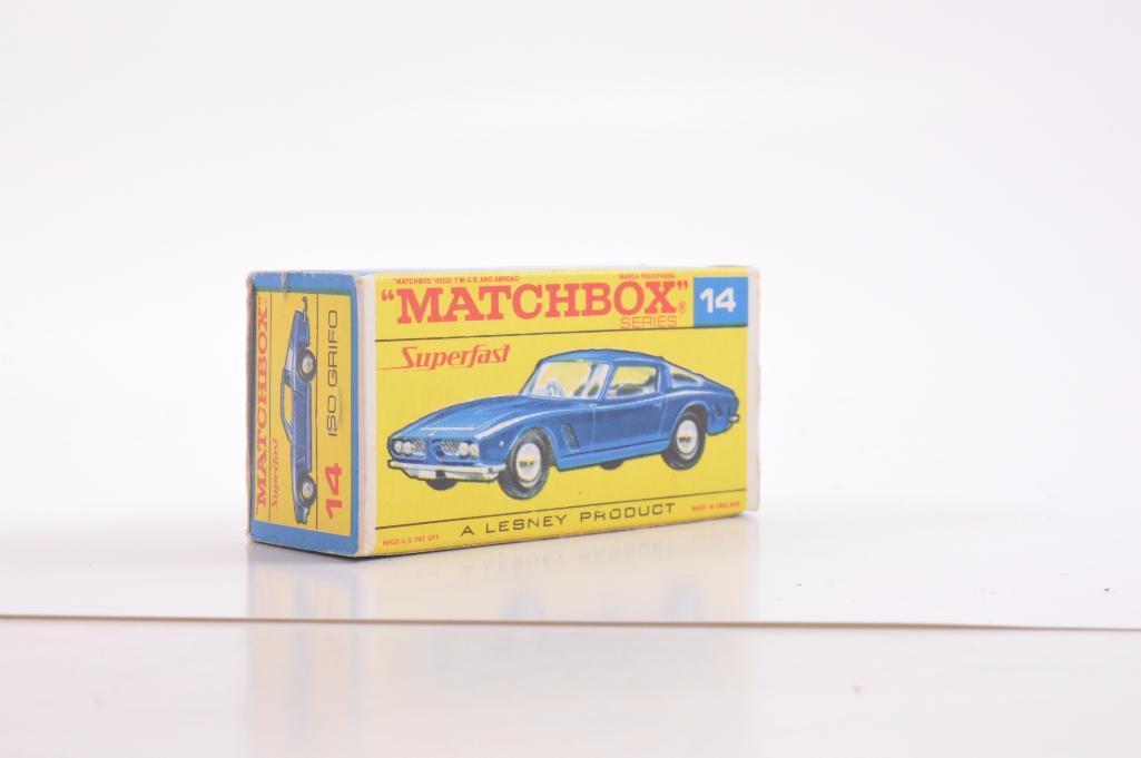 Matchbox Superfast No. 14 ISO Grifo Die-Cast Car with Original Box