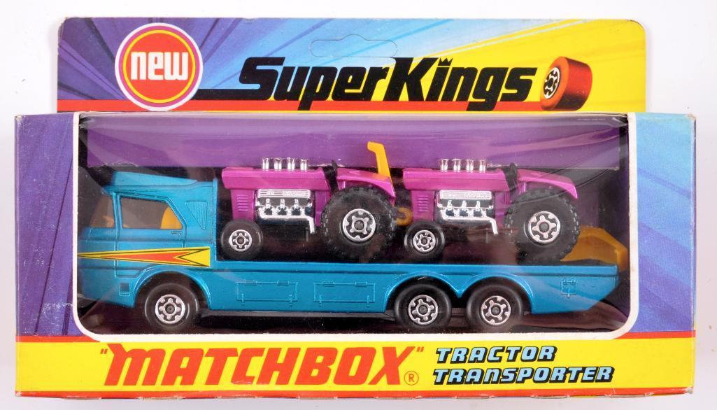 Matchbox Super Kings K-21 Tractor Transporter Die-Cast Vehicle with Original Box