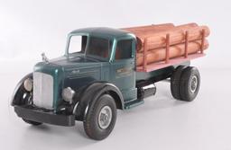 Smith Miller "Smitty Toys" Pressed Steel Log Delivery Truck