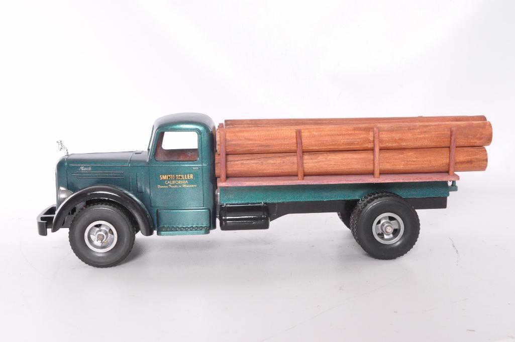 Smith Miller "Smitty Toys" Pressed Steel Log Delivery Truck