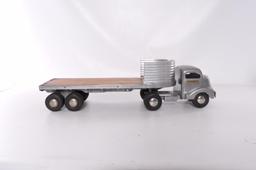 Smith Miller "Smitty Toys" Pressed Steel Semi Truck and Trailer