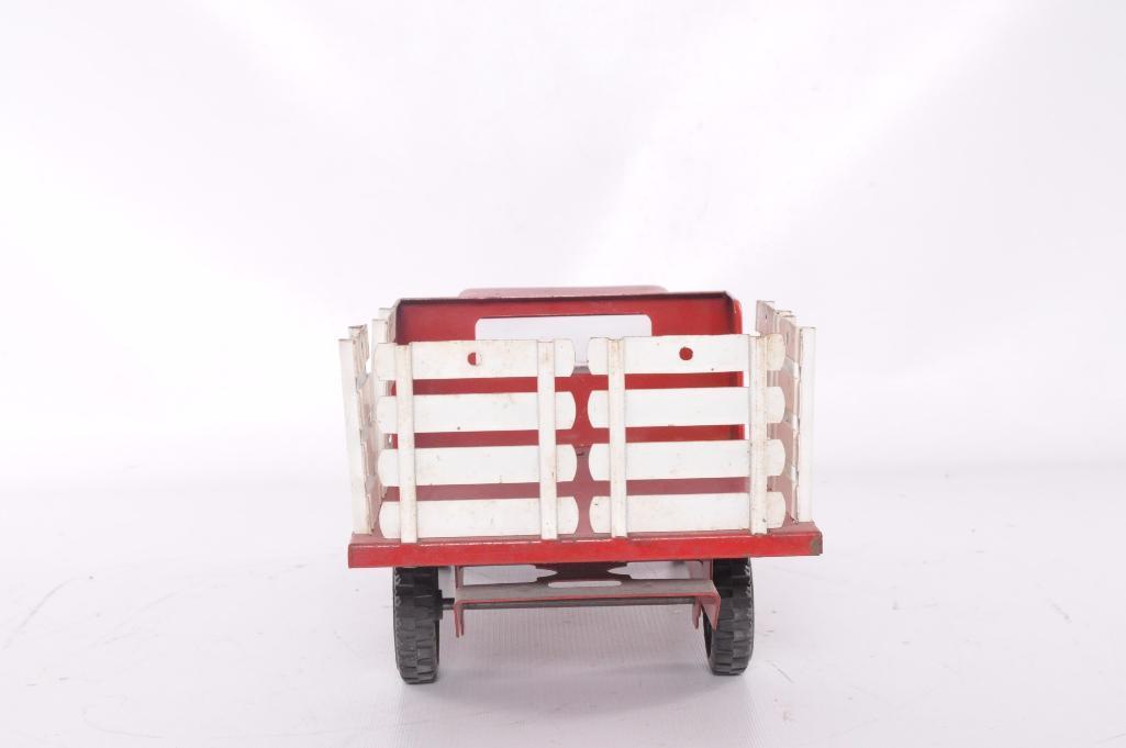 Structo Pressed Steel Farm Stake Truck